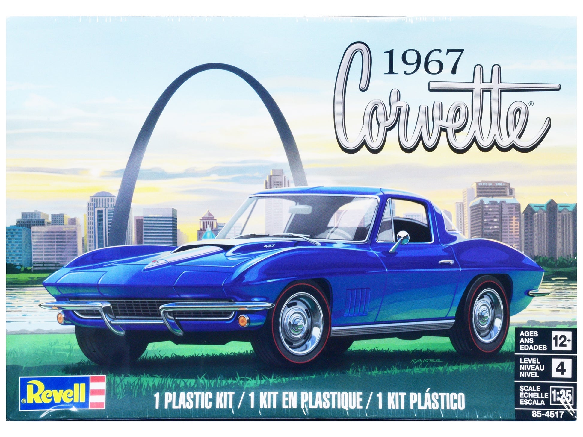 Level 4 Model Kit 1967 Chevrolet Corvette Sport Coupe 1/25 Scale - Premium Corvette Models from Revell - Just $51.29! Shop now at Rapidvehicles