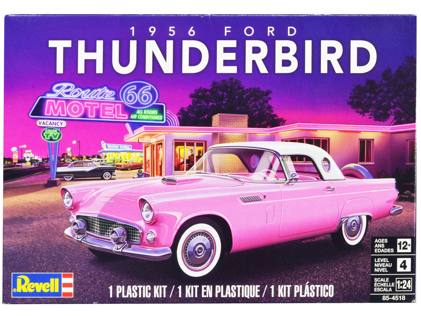 Level 4 Model Kit 1956 Ford Thunderbird 1/24 Scale Model by - Premium Model Kits(To Built) from Revell - Just $53.09! Shop now at Rapidvehicles