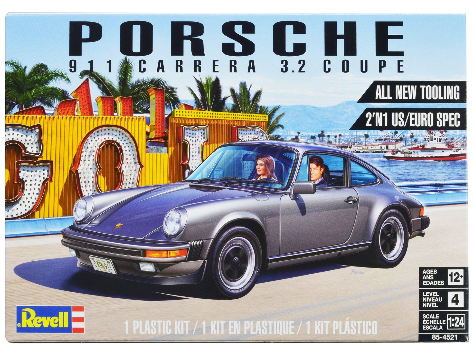 Level 4 Model Kit Porsche 911 Carrera 3.2 Coupe 2-in-1 Kit 1/24 - Premium Porsche Models from Revell - Just $53.09! Shop now at Rapidvehicles