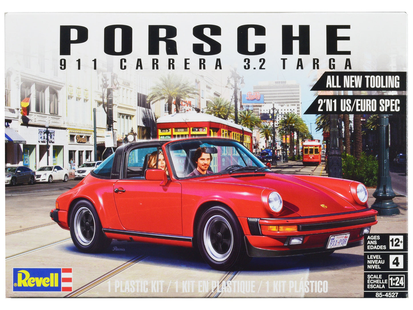 Level 4 Model Kit Porsche 911 Carrera 3.2 Targa 2-in-1 Kit 1/24 - Premium Porsche Models from Revell - Just $65.99! Shop now at Rapidvehicles