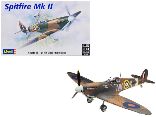 Level 4 Model Kit Supermarine Spitfire Mk-II Fighter Aircraft