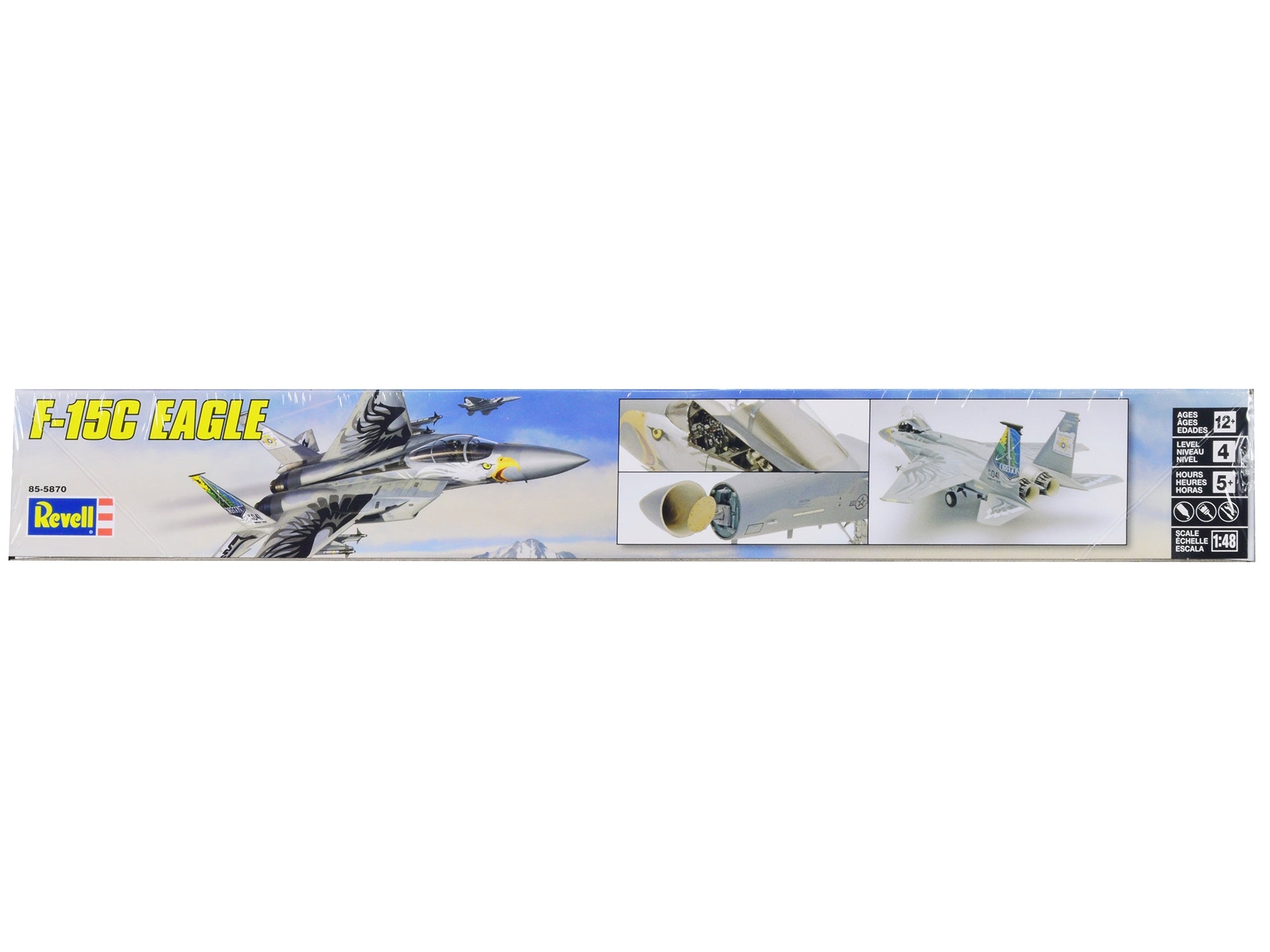 Level 4 Model Kit McDonnell Douglas F-15C Eagle Fighter Aircraft 1/48 Scale Model by Revell - Premium McDonnell Douglas from Revell - Just $53.81! Shop now at Rapidvehicles