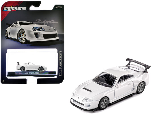 1995 Toyota Supra RHD (Right Hand Drive) White "Collection" Series 1/64 Diecast Model Car by Majorette