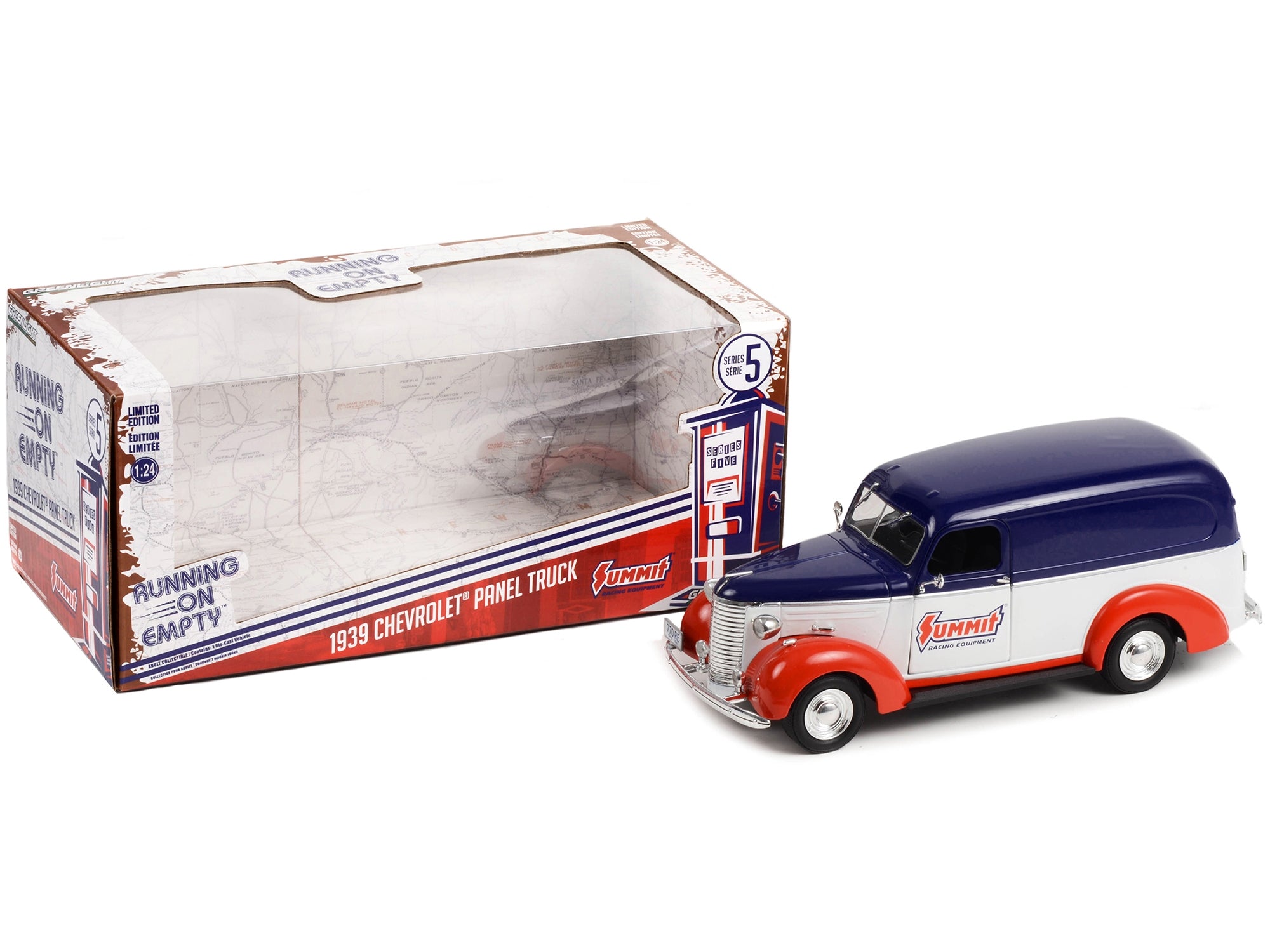 1939 Chevrolet Panel Truck "Summit Racing Equipment" "Running on Empty" Series 5 1/24 Diecast Model by Greenlight - Premium Chevrolet Models from Greenlight - Just $48.99! Shop now at Rapidvehicles