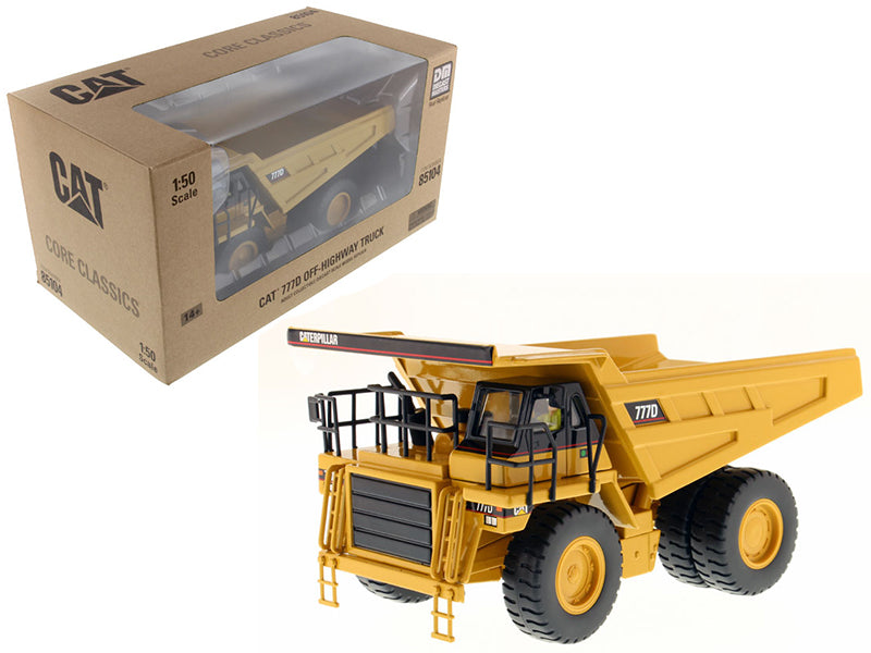 CAT Caterpillar 777D Off Highway Dump Truck with Operator "Core Classics Series" 1/50 Diecast Model by Diecast Masters free shipping USA