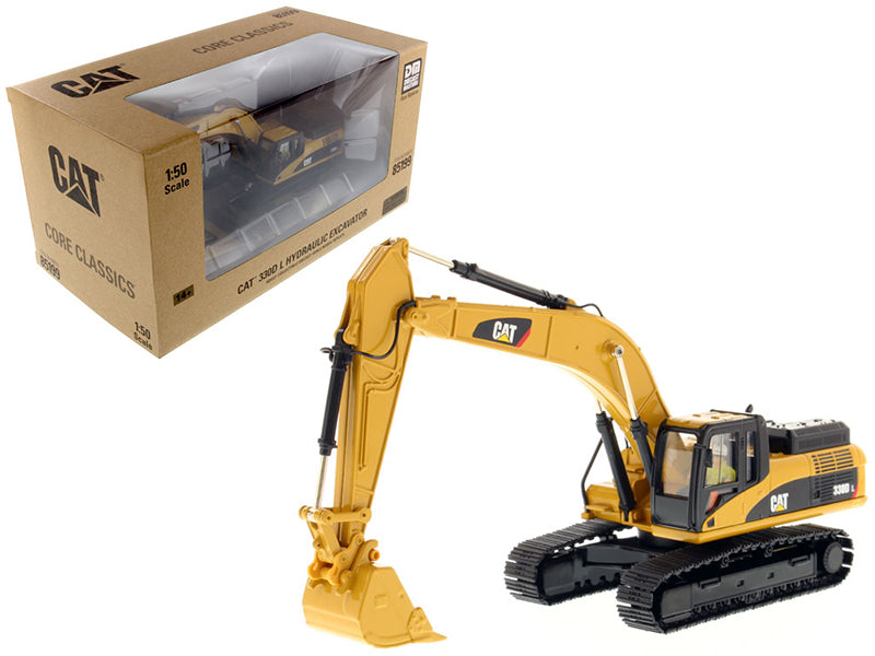 CAT Caterpillar 330D L Hydraulic Excavator with Operator "Core Classics Series" 1/50 Diecast Model by Diecast Masters free shipping USA