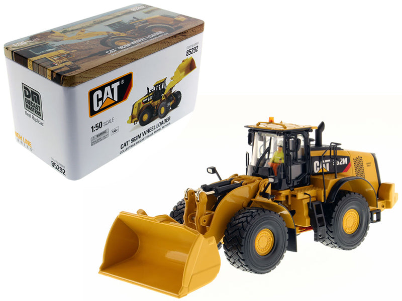 CAT Caterpillar 982M Wheel Loader with Operator "High Line Series" 1/50 Diecast Model by Diecast Masters free shipping USA