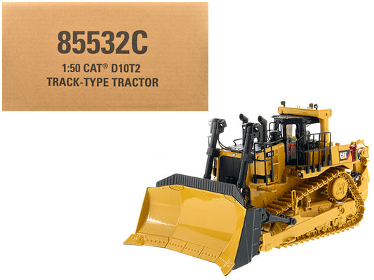 CAT Caterpillar D10T2 Track Type Tractor Dozer with Operator "Core Classics Series" 1/50 Diecast Model by Diecast Masters