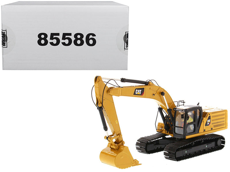 CAT Caterpillar 336 Next Generation Hydraulic Excavator and Operator "High Line" Series 1/50 Diecast Model by Diecast Masters free shipping USA
