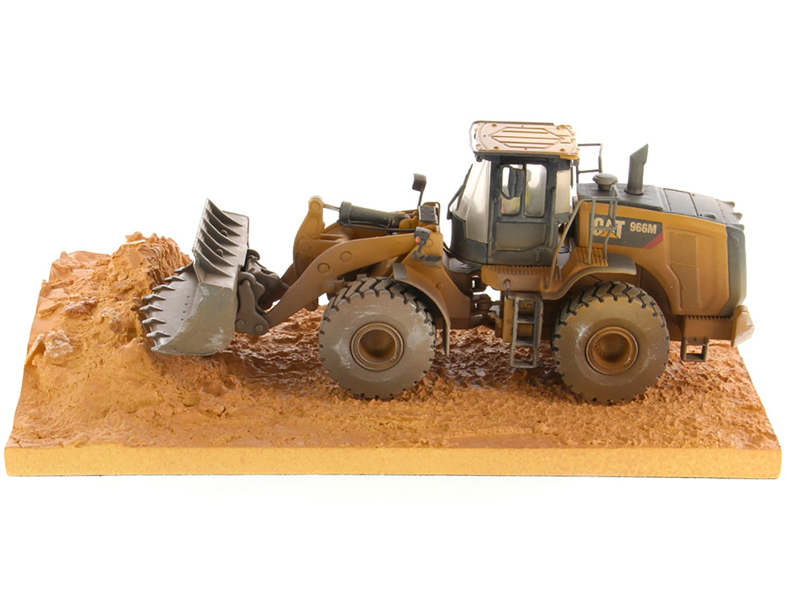 CAT Caterpillar 966M Wheel Loader with Operator (Dirty Version) - Premium Construction Models from Diecast Masters - Just $224.99! Shop now at Rapidvehicles