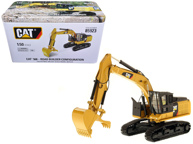 CAT Caterpillar 568 GF Road Builder with Operator "High Line Series" 1/50 Diecast Model by Diecast Masters free shipping USA