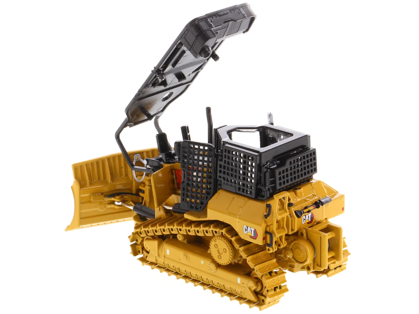 CAT Caterpillar D5 XR Fire Suppression Track Type Dozer Yellow - Premium Construction Models from Diecast Masters - Just $173.99! Shop now at Rapidvehicles