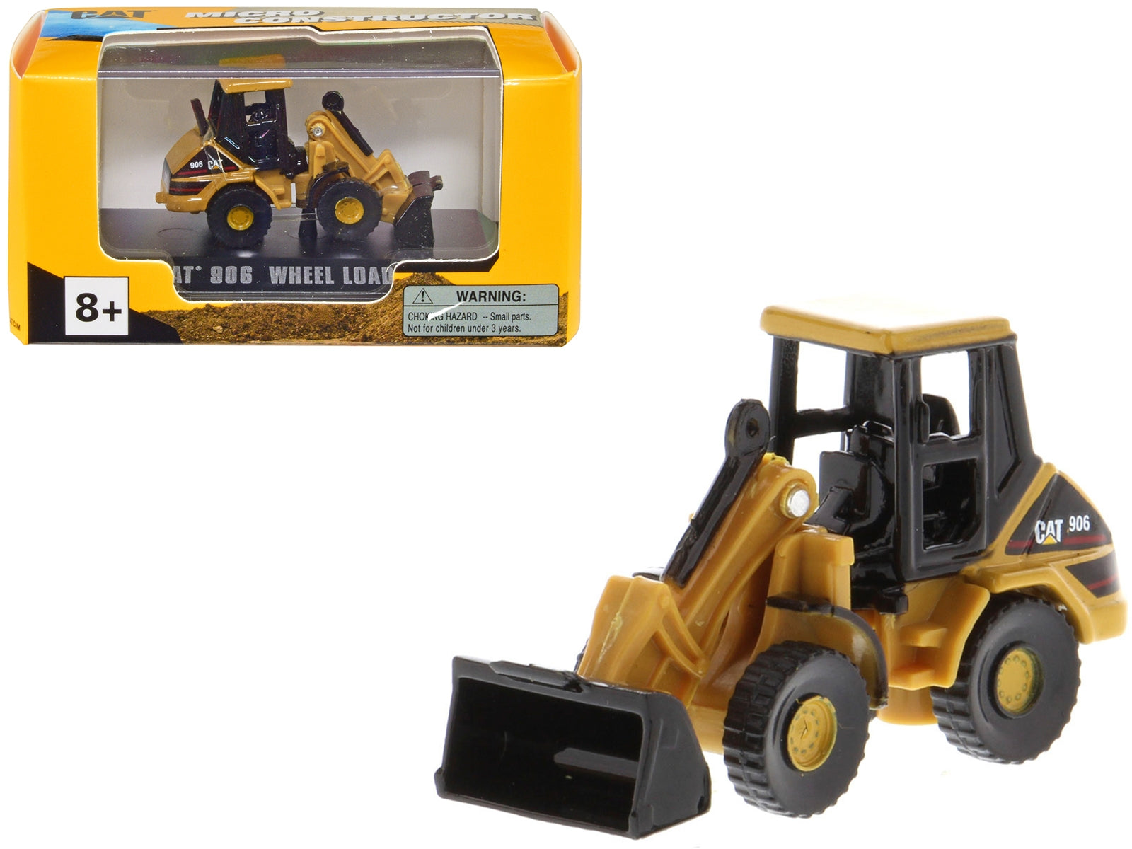 CAT Caterpillar 906 Wheel Loader Yellow "Micro-Constructor" - Premium Construction Models from Diecast Masters - Just $26.99! Shop now at Rapidvehicles