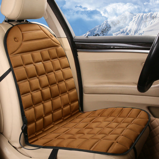 Color: Brown single, format: 97x48cm - Automobile heating cushion - Premium Automobiles Seat Covers from Rapidvehicles - Just $58.99! Shop now at Rapidvehicles