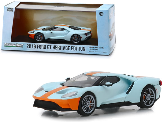 2019 Ford GT Heritage Edition "Gulf Oil" Color Scheme 1/43 - Premium Ford Models from Greenlight - Just $51.29! Shop now at Rapidvehicles