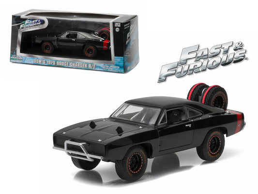Dom's 1970 Dodge Charger R/T Off Road "Fast and Furious-Fast 7" Movie (2011) Diecast Model Car 1/43 by Greenlight free shipping USA
