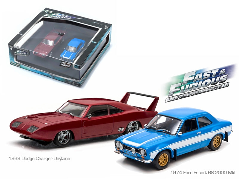 1969 Dodge Charger Daytona and 1974 Ford Escort RS 2000 Mkl "The - Premium Fast & Furious Models from Greenlight - Just $63.89! Shop now at Rapidvehicles