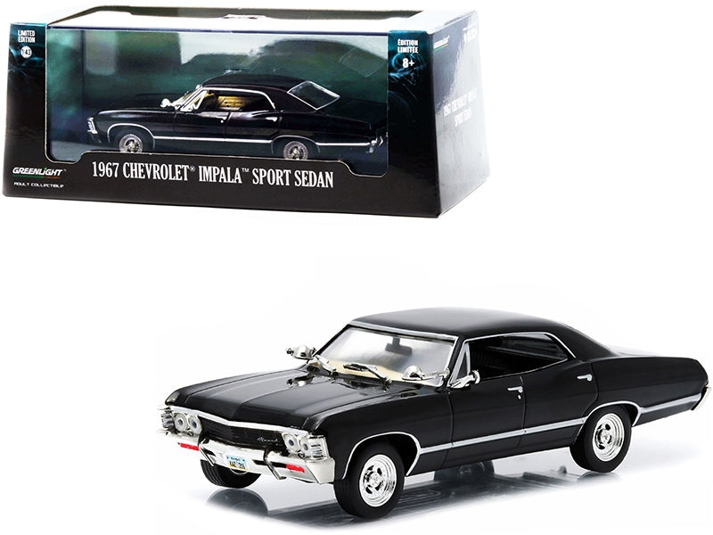 1967 Chevrolet Impala Sport Sedan Tuxedo Black 1/43 Diecast ModelFREE SHIPPING IN US - Premium Chevrolet Models from Greenlight - Just $51.29! Shop now at Rapidvehicles