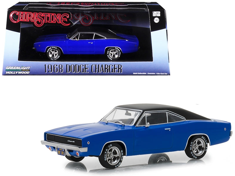 1968 Dodge Charger (Dennis Guilder's) Blue with Black Top "Christine" (1983) Movie 1/43 Diecast Model Car by Greenlight - Premium Movie/TV Series Models from Greenlight - Just $34.85! Shop now at Rapidvehicles