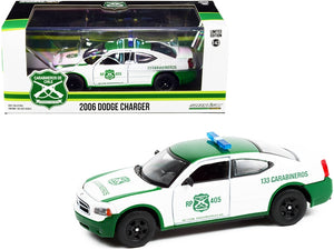 2006 Dodge Charger Police Car White and Green "Carabineros de Chile" 1/43 Diecast Model Car by Greenlight - Premium Police Models from Greenlight - Just $26.99! Shop now at Rapidvehicles