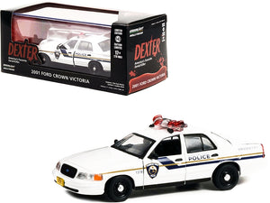 2001 Ford Crown Victoria Police Interceptor White "Pembroke Pines Police" "Dexter" (2006-2013) TV Series 1/43 Diecast Model Car by Greenlight - Premium Movie/TV Series Models from Greenlight - Just $31.99! Shop now at Rapidvehicles