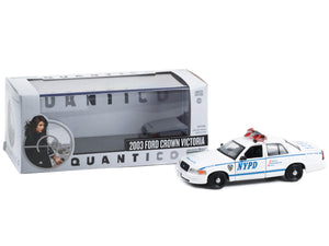 2003 Ford Crown Victoria Police Interceptor NYPD (New York City Police Dept) White "Quantico" (2015-2018) TV Series 1/43 Diecast Model Car by Greenlight - Premium Movie/TV Series Models from Greenlight - Just $39.99! Shop now at Rapidvehicles