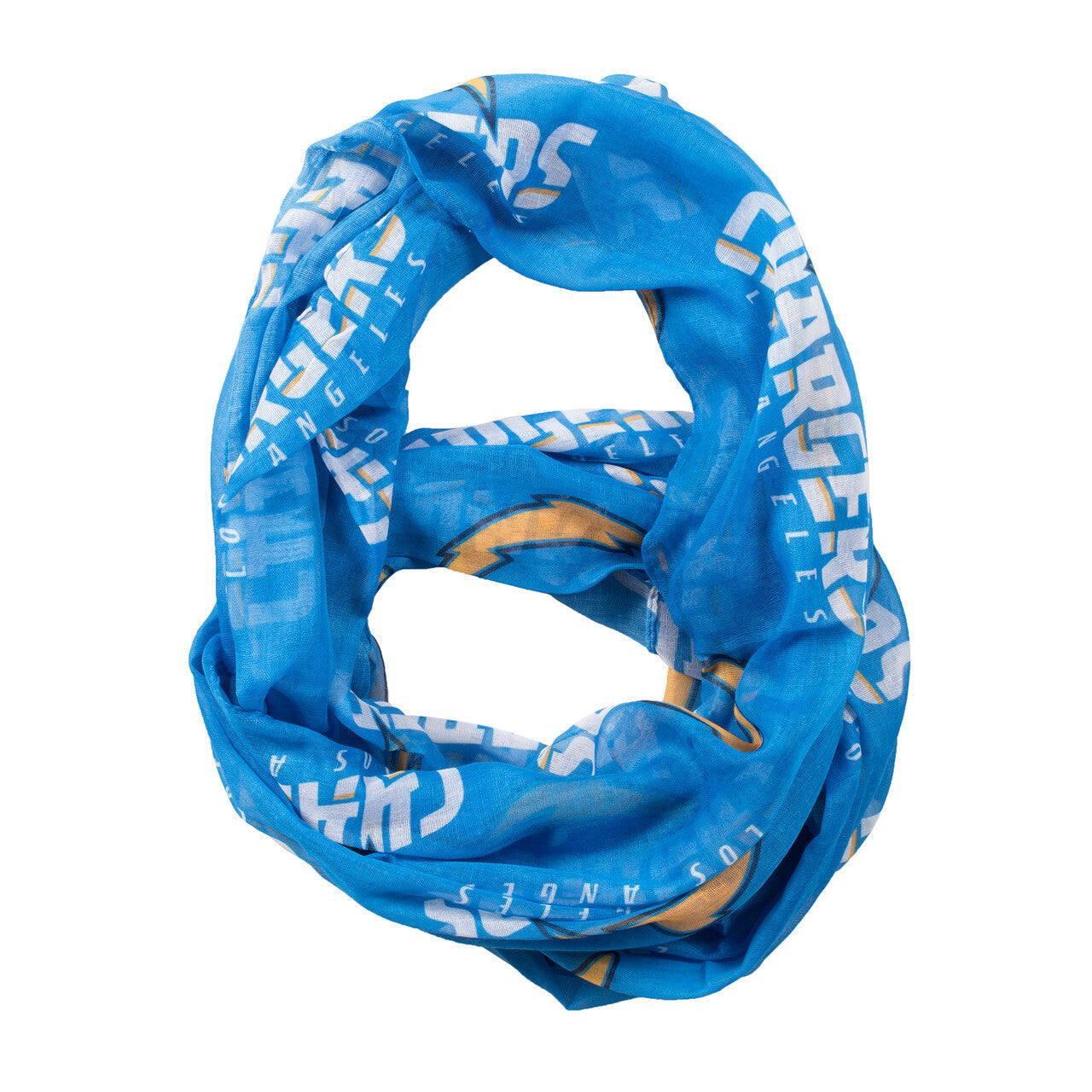 Los Angeles Chargers Scarf Infinity Style - Special Order - Premium Teams from Little Earth - Just $34.99! Shop now at Rapidvehicles