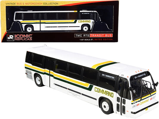 1999 TMC RTS Transit Bus #BM1 Manhattan (New York) "Command Bus - Premium Other from Iconic Replicas - Just $57.96! Shop now at Rapidvehicles