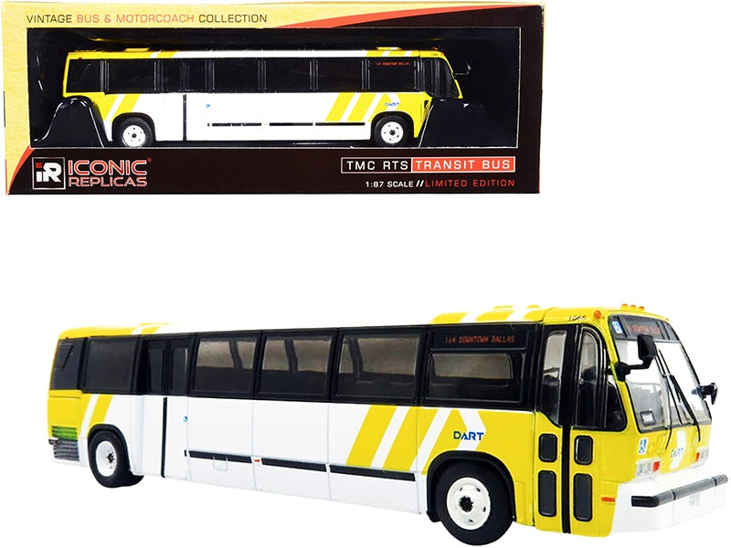 1999 TMC RTS Transit Bus #164 Downtown Dallas "Dart" White and - Premium Other from Iconic Replicas - Just $63.99! Shop now at Rapidvehicles