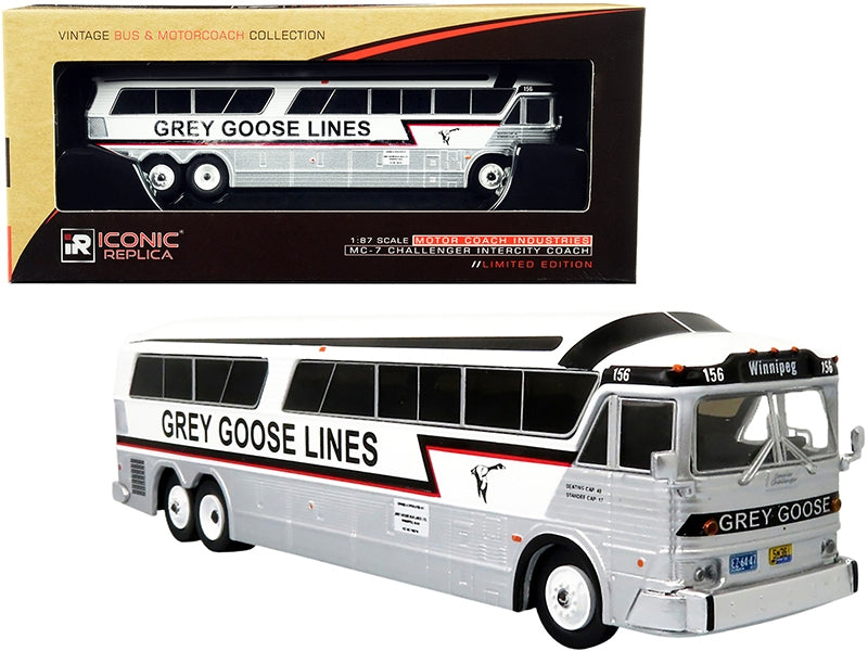 MCI MC-7 Challenger Intercity Coach "Grey Goose Lines" Winnipeg - Premium Other from Iconic Replicas - Just $69.99! Shop now at Rapidvehicles