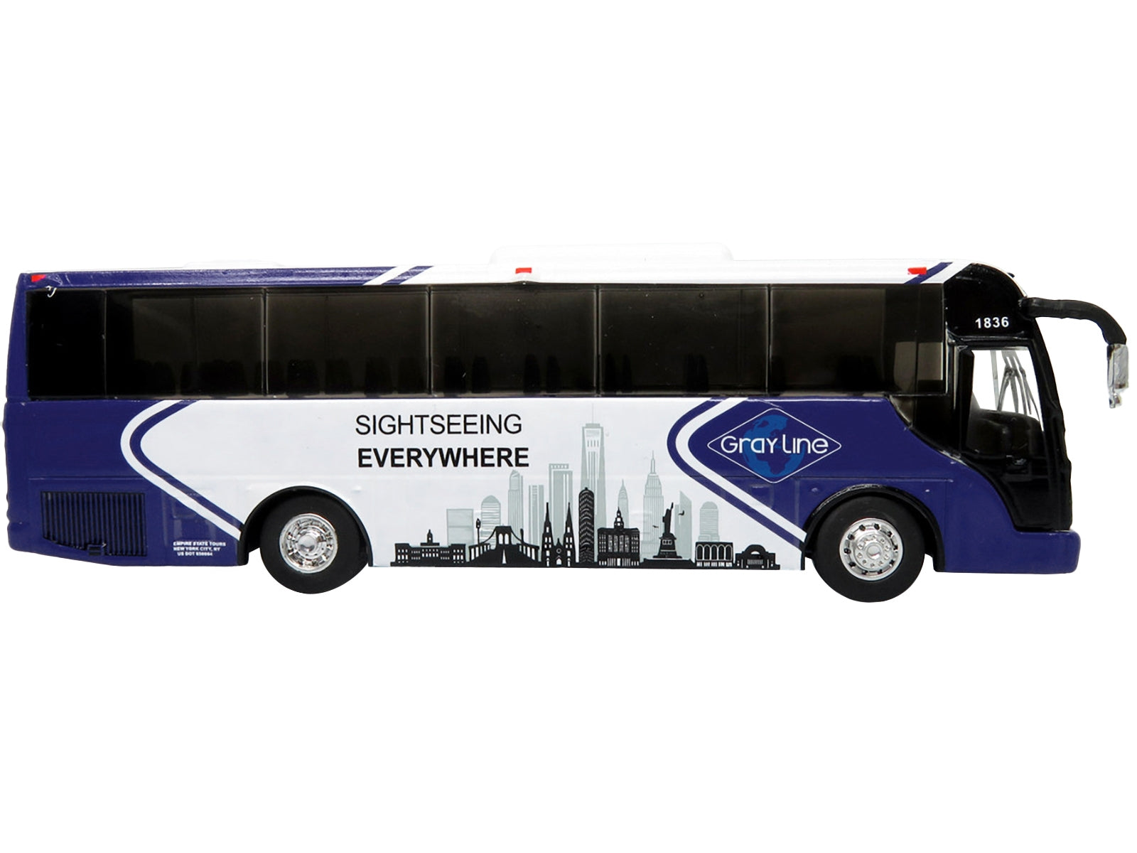 TEMSA TS 35E Bus New York City Gray Line "Sightseeing Everywhere - Premium Other from Iconic Replicas - Just $64.99! Shop now at Rapidvehicles