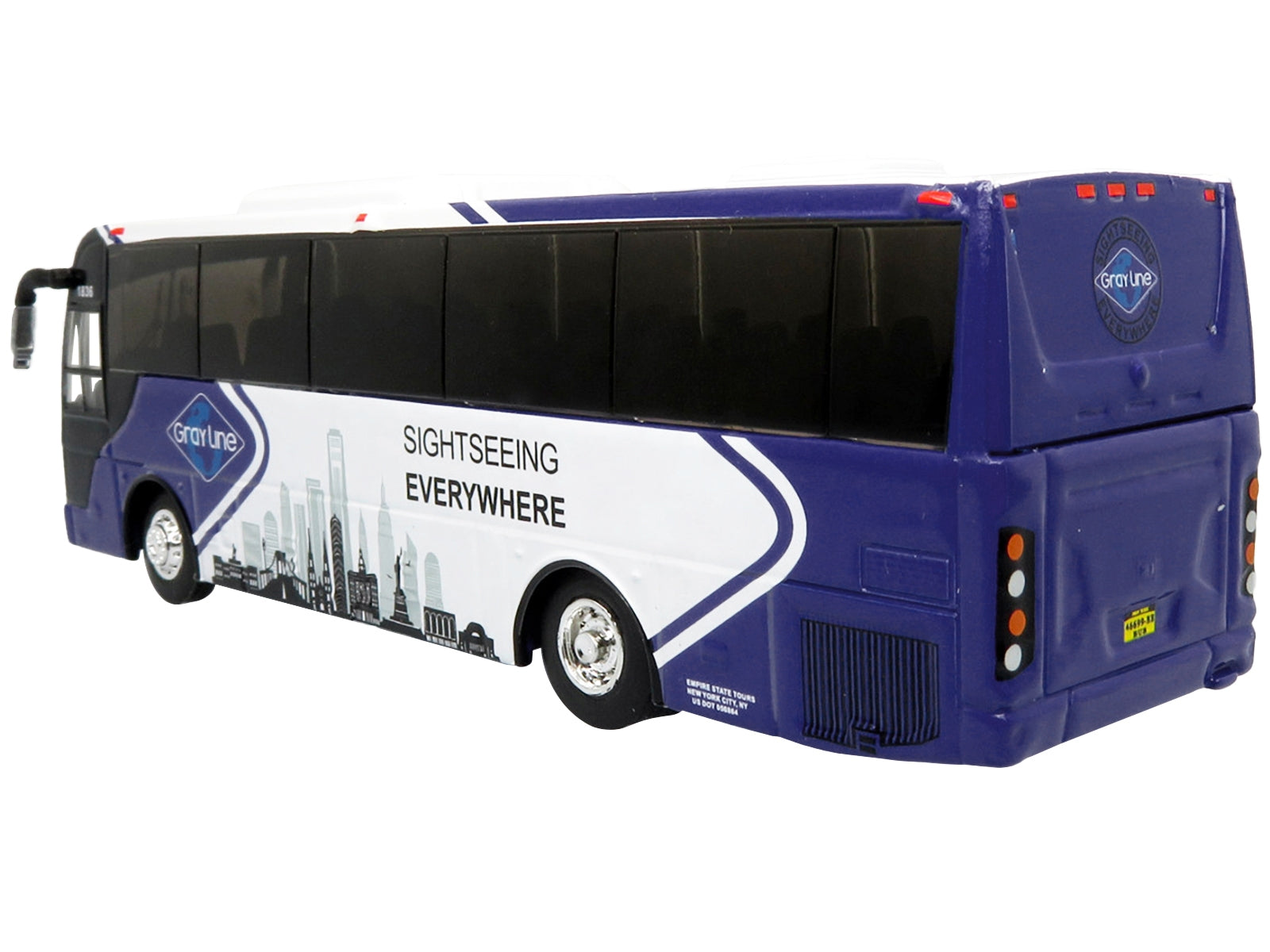 TEMSA TS 35E Bus New York City Gray Line "Sightseeing Everywhere - Premium Other from Iconic Replicas - Just $64.99! Shop now at Rapidvehicles