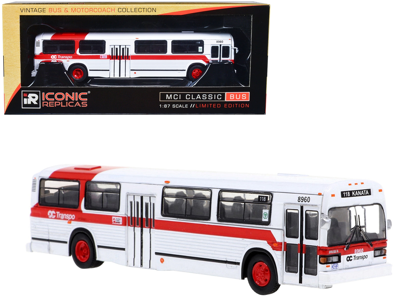 MCI Classic Transit Bus OC Transpo Ottawa "118 Kanata" "Vintage - Premium Other from Iconic Replicas - Just $64.99! Shop now at Rapidvehicles