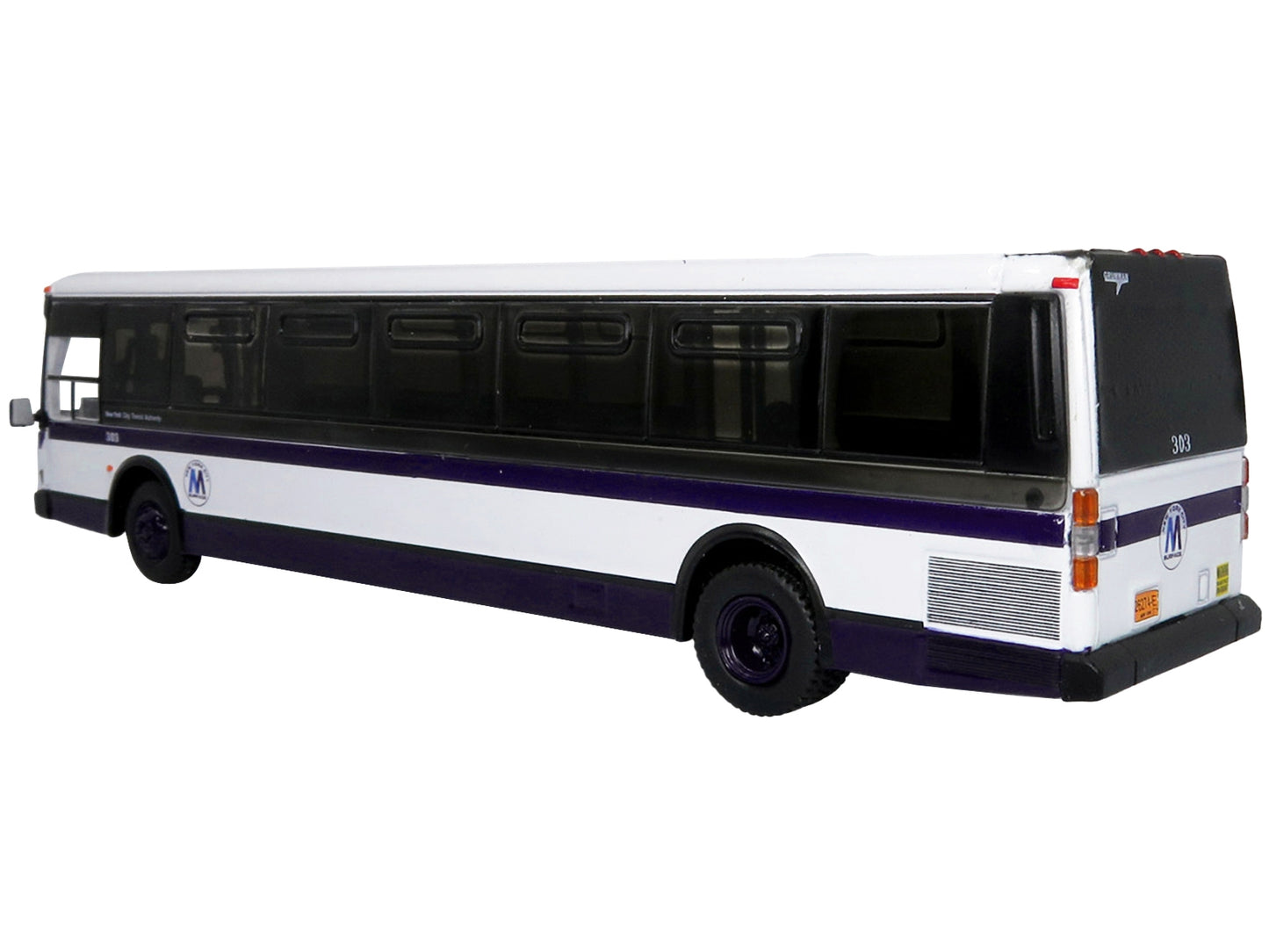 1980 Grumman 870 Advanced Design Transit Bus MTA New York City - Premium Bus Models from Iconic Replicas - Just $65.44! Shop now at Rapidvehicles