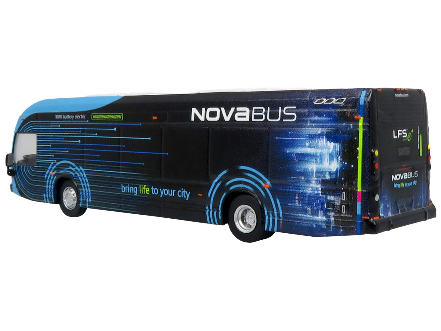 Nova Bus LFSe Electric Transit Bus "Bring Life to Your City" - Premium Bus Models from Iconic Replicas - Just $72.70! Shop now at Rapidvehicles