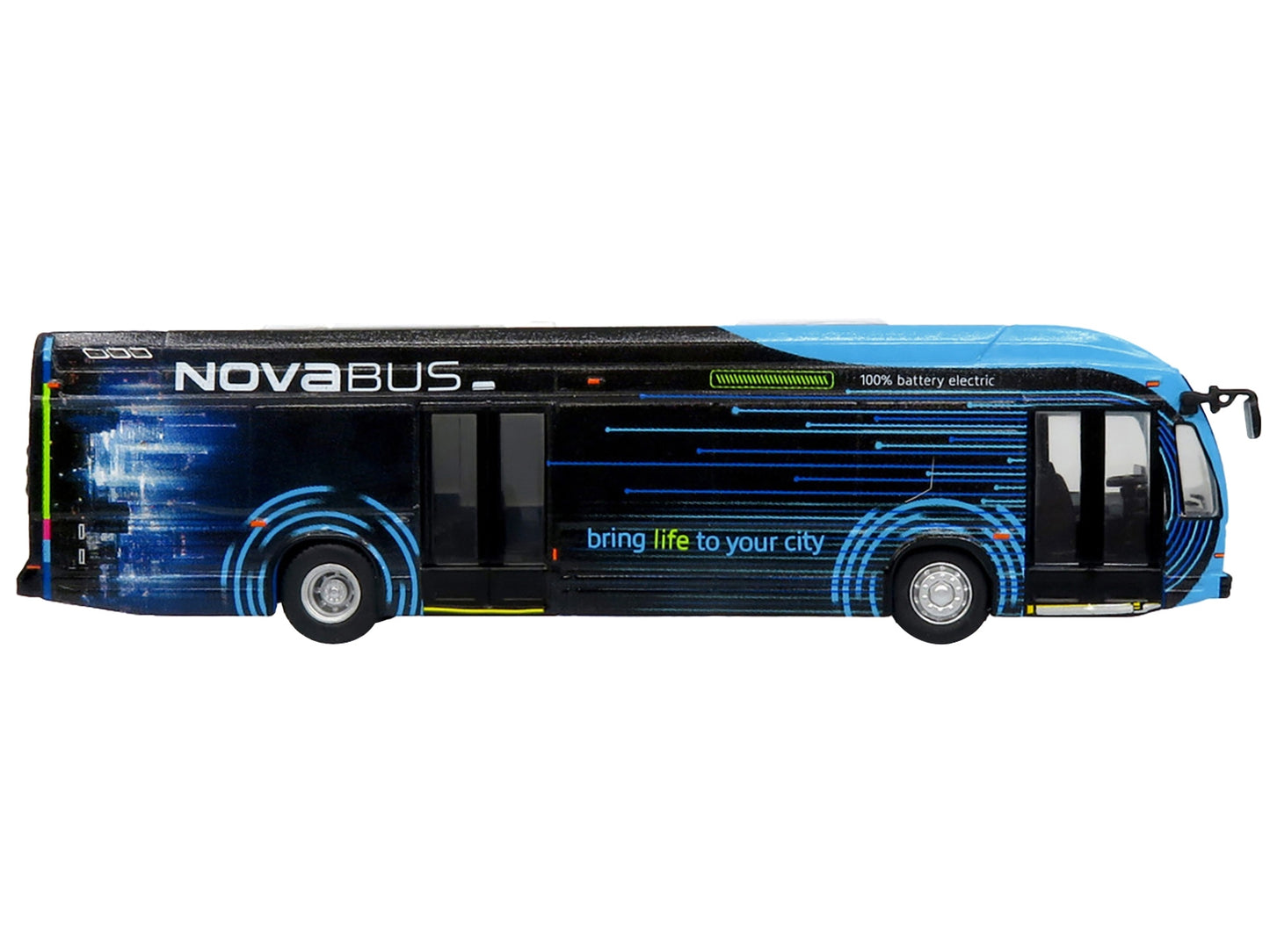 Nova Bus LFSe Electric Transit Bus "Bring Life to Your City" - Premium Bus Models from Iconic Replicas - Just $72.70! Shop now at Rapidvehicles