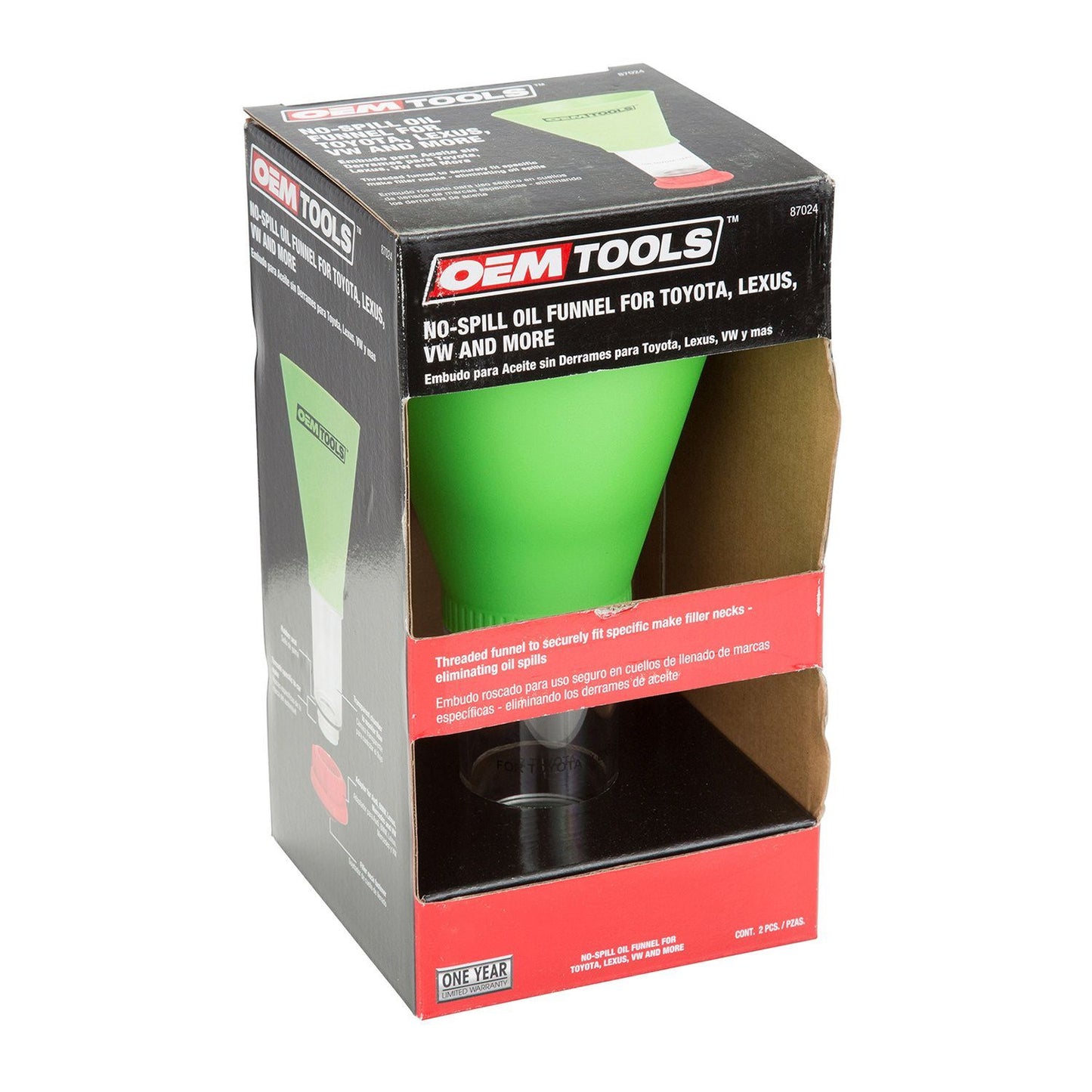 OEMTOOLS 87024 Direct Fit Oil Funnel for Toyota Lexus VW and - Premium Tool Access from OEM TOOLS - Just $66.98! Shop now at Rapidvehicles