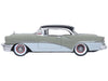 1955 Buick Century Windsor Gray and Dover White with Carlsbad Black Top 1/87 (HO) Scale Diecast Model Car by Oxford Diecast - Premium  from Oxford Diecast - Just $28.99! Shop now at Rapidvehicles