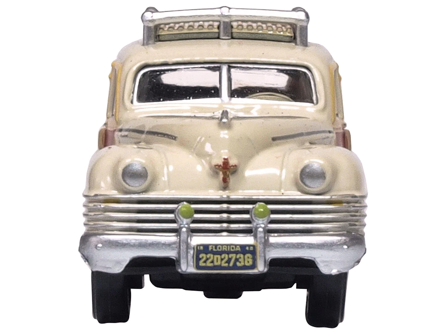 1942 Chrysler Town & Country Woody Wagon Catalina Tan with Wood - Premium Chrysler Models from Oxford Diecast - Just $36.89! Shop now at Rapidvehicles