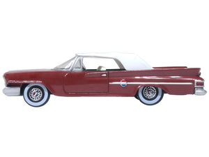 1961 Chrysler 300 Convertible (Closed Top) Cinnamon Brown Metallic with White Top 1/87 (HO) Scale Diecast Model Car by Oxford Diecast - Premium  from Oxford Diecast - Just $33.99! Shop now at Rapidvehicles