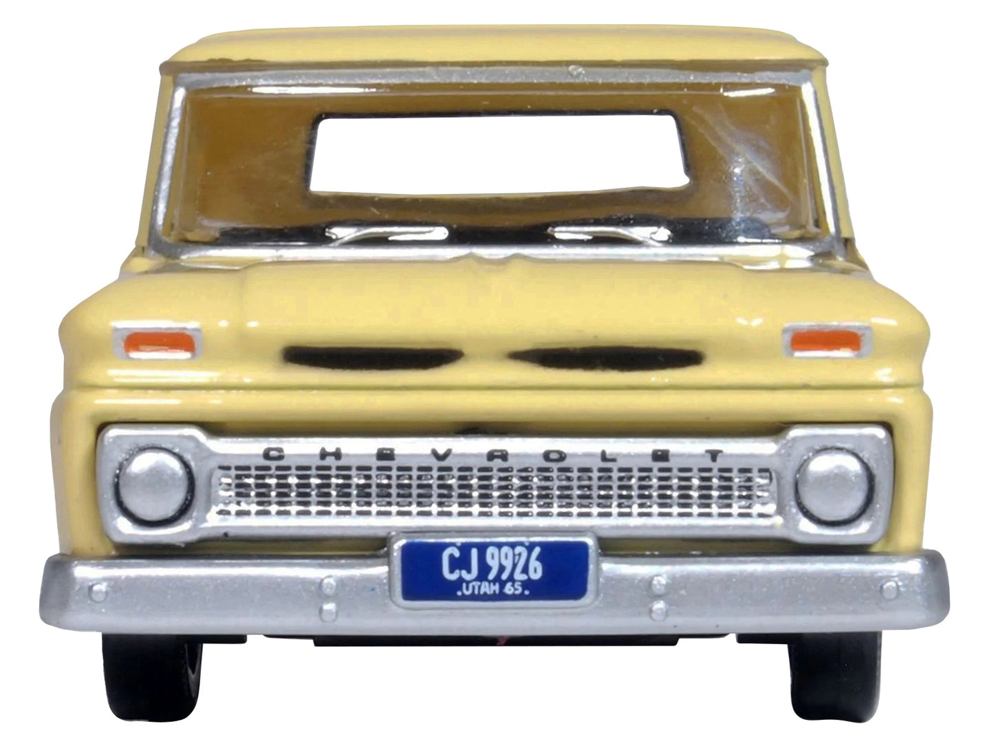 1965 Chevrolet C10 Stepside Pickup Truck Yellow 1/87 (HO) Scale - Premium Pickup Trucks Models from Oxford Diecast - Just $36.89! Shop now at Rapidvehicles