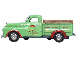 1948 Dodge B-1B Pickup Truck Green "Dan's Service Garage" 1/87 (HO) Scale Diecast Model Car by Oxford Diecast - Premium  from Oxford Diecast - Just $28.99! Shop now at Rapidvehicles