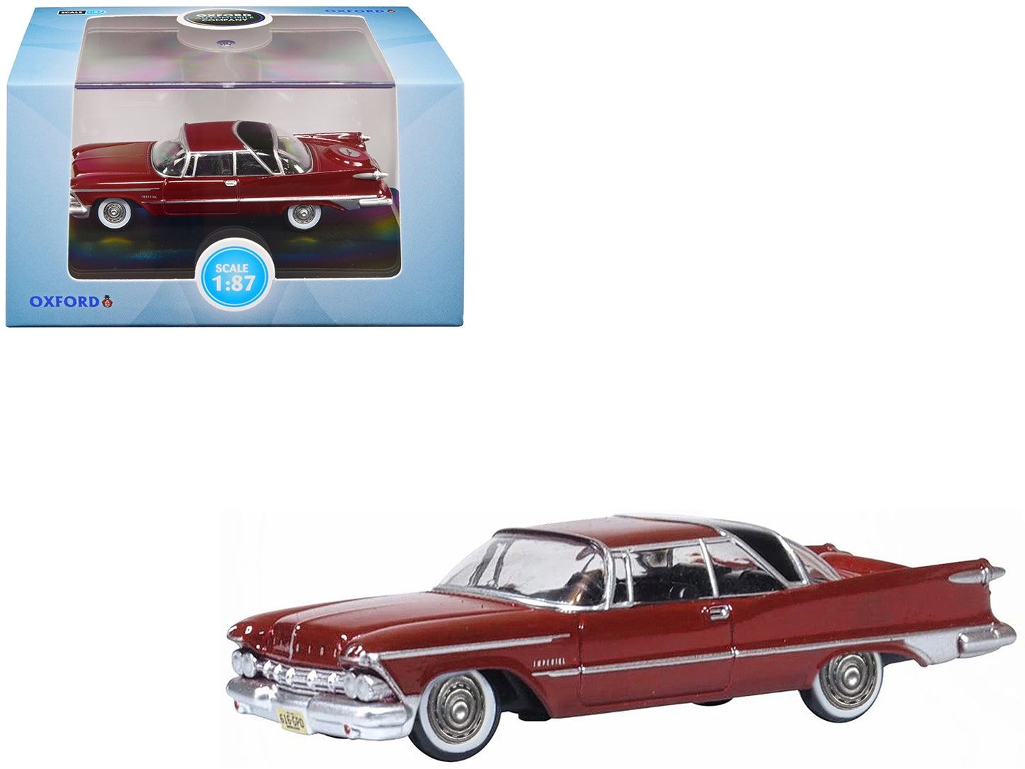 1959 Chrysler Imperial Crown 2 Door Hardtop Radiant Red with