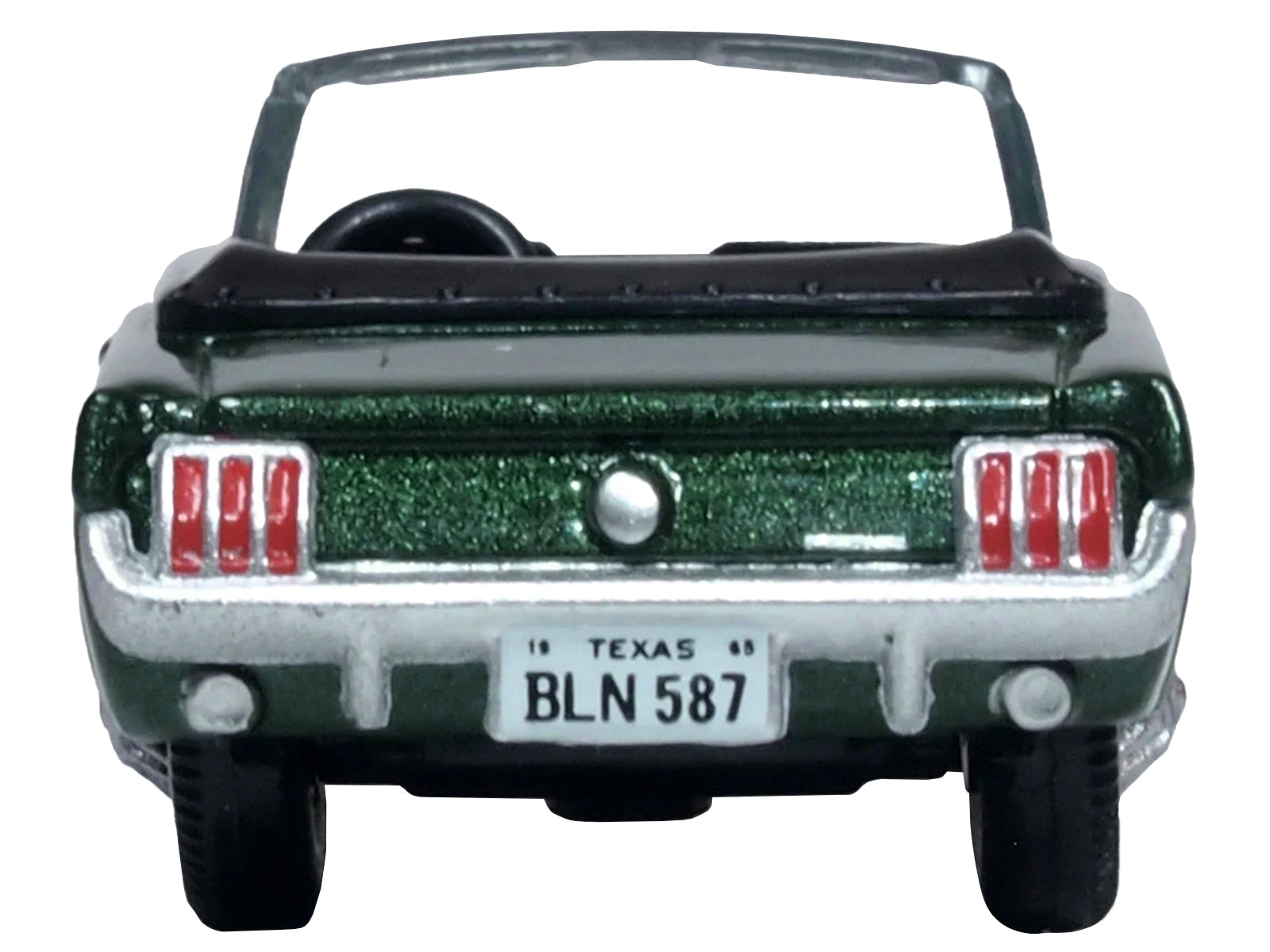 1965 Ford Mustang Convertible Ivy Green Metallic 1/87 (HO) Scale - Premium Mustang Models from Oxford Diecast - Just $36.89! Shop now at Rapidvehicles