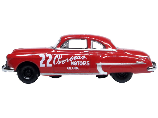 1949 Oldsmobile Rocket 88 Coupe #22 "Overseas Motors Atlanta" Red - Premium Oldsmobile Models from Oxford Diecast - Just $36.89! Shop now at Rapidvehicles