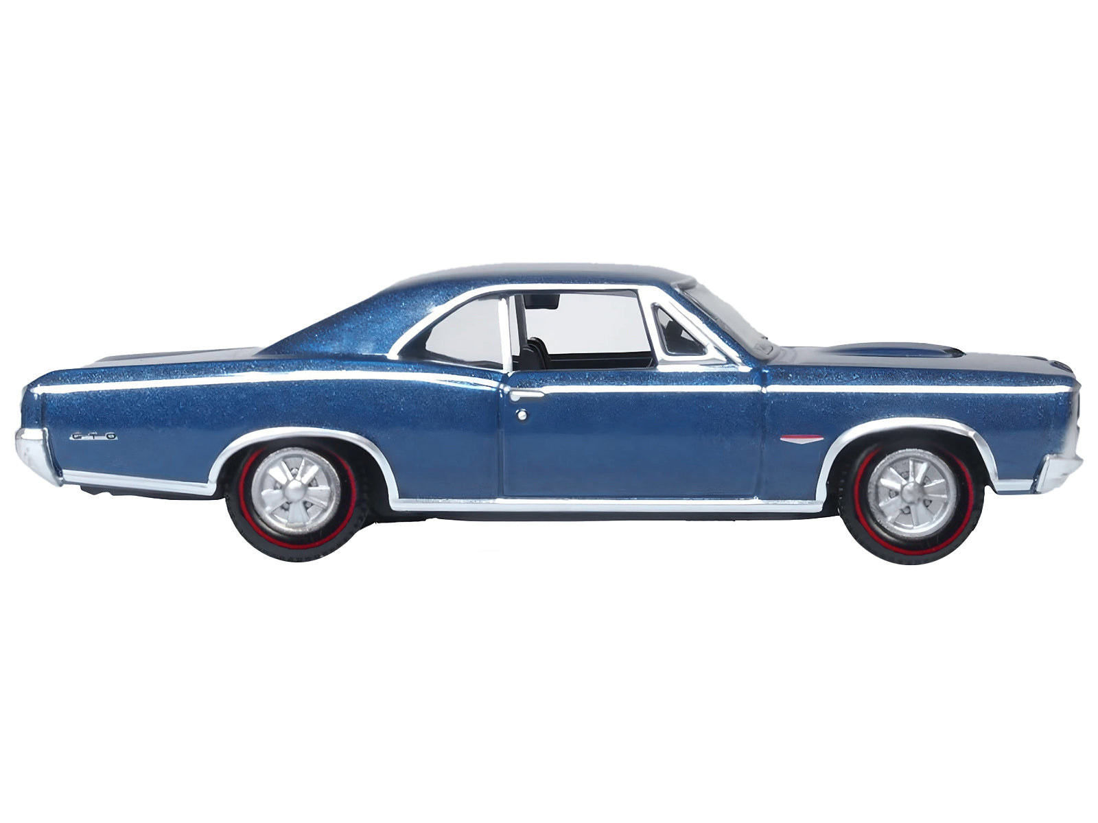 1966 Pontiac GTO Fontaine Blue Metallic 1/87 (HO) Scale Diecast Model Car by Oxford Diecast - Premium  from Oxford Diecast - Just $33.99! Shop now at Rapidvehicles