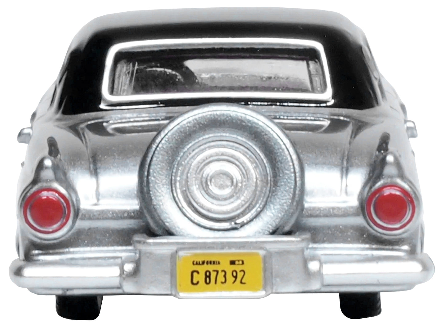 1956 Ford Thunderbird Gray Metallic with Raven Black Top 1/87 - Premium Ford Models from Oxford Diecast - Just $36.89! Shop now at Rapidvehicles