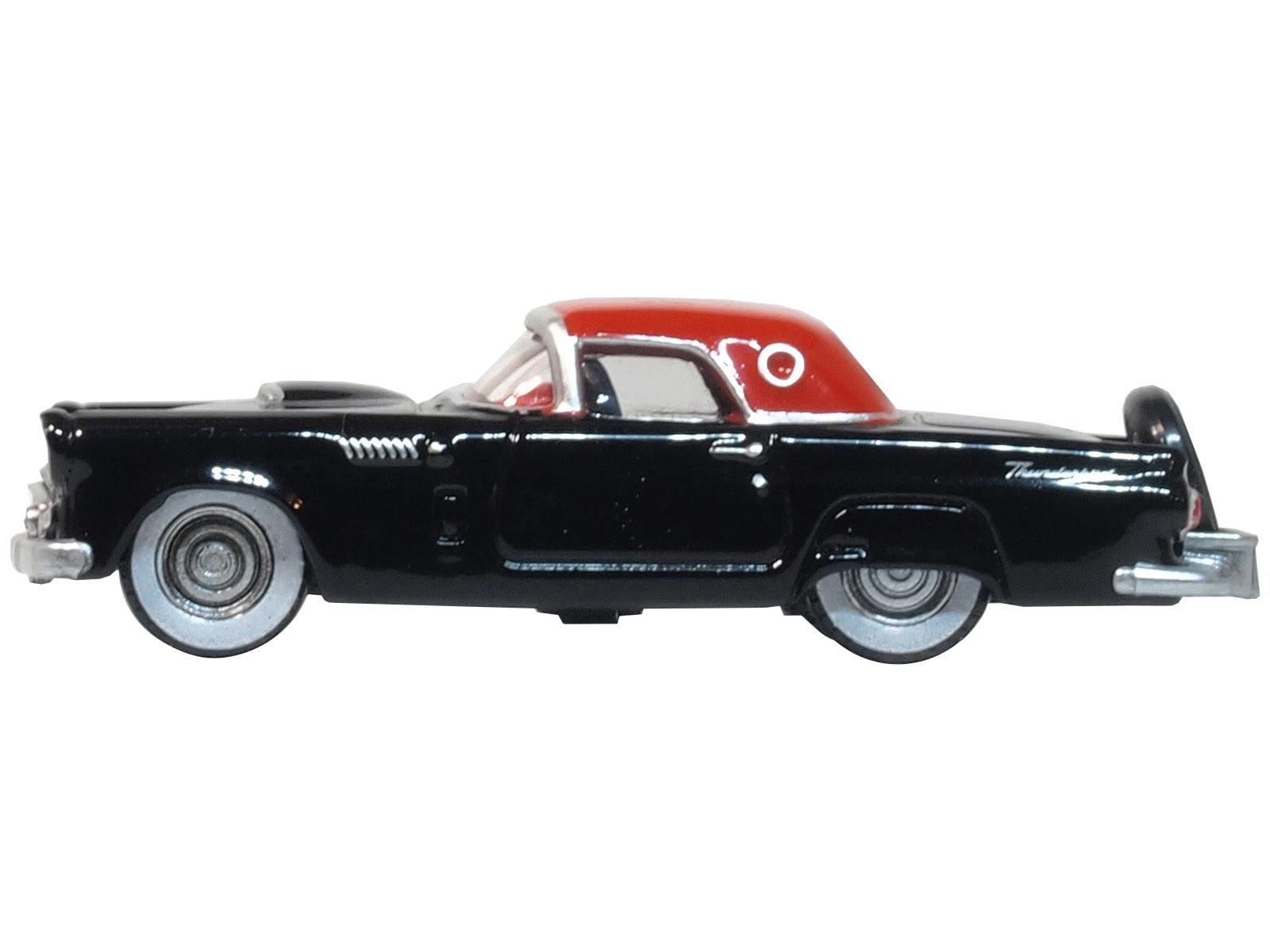 1956 Ford Thunderbird Raven Black with Fiesta Red Top 1/87 (HO) - Premium Police Models from Oxford Diecast - Just $36.89! Shop now at Rapidvehicles