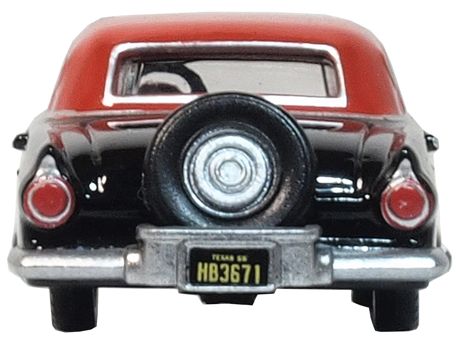 1956 Ford Thunderbird Raven Black with Fiesta Red Top 1/87 (HO) - Premium Police Models from Oxford Diecast - Just $36.89! Shop now at Rapidvehicles