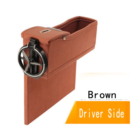 Color: Brown, style: Left - iPocket 2.0 Premium Car Organizer - Premium Interior Parts from Rapidvehicles - Just $46.79! Shop now at Rapidvehicles